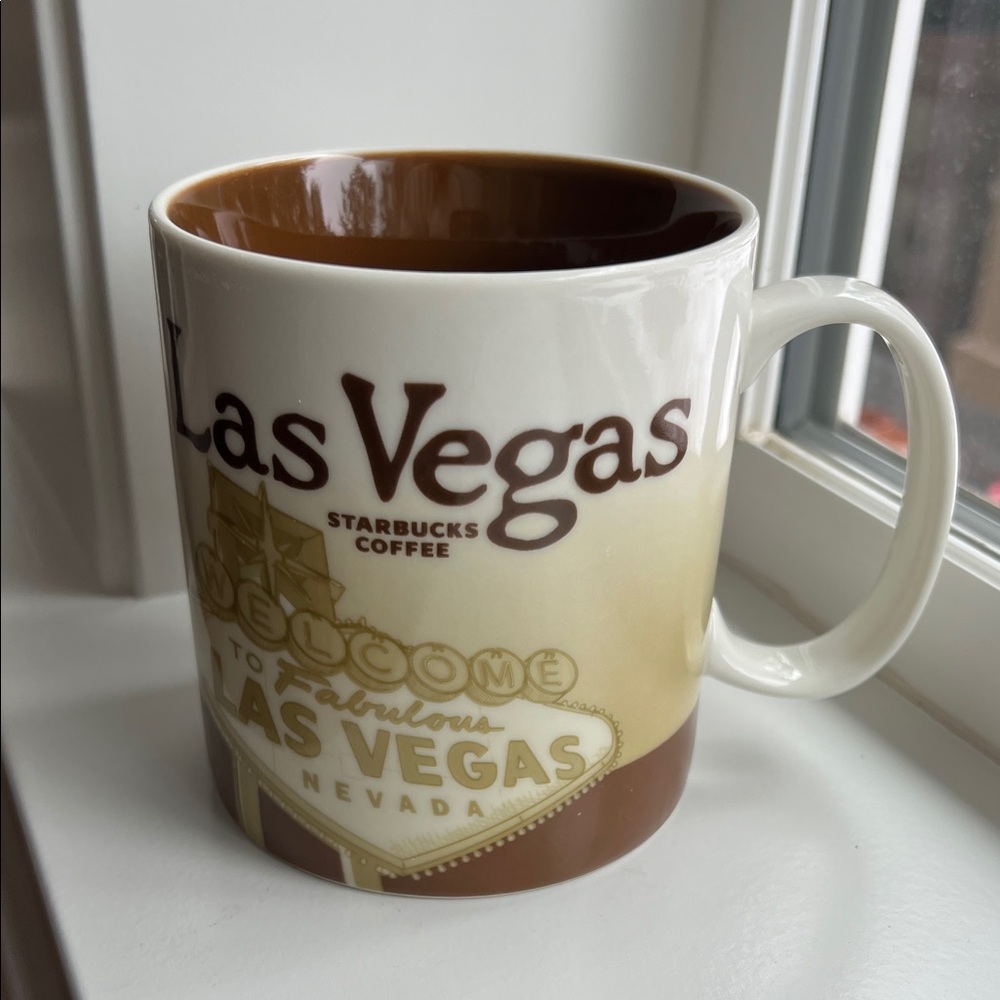 Starbucks Las Vegas Mug - Brown and Cream